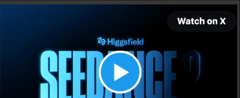 Higgsfield launch on X
